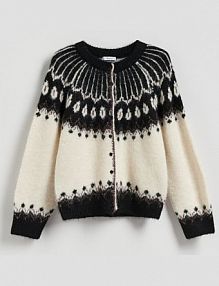 Wzorzysty kardigan Reserved 585FW-MLC