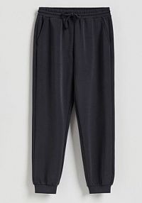 Joggery z modalem Reserved szare damskie 611GA-90X