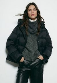 Szal z wełną i kaszmirem Reserved szary damski 671FD-90X