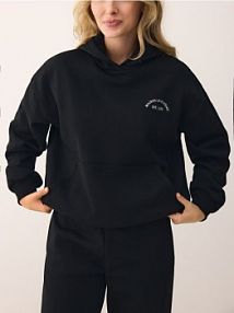 Bluza oversize z kapturem Reserved czarna damska 679GA-99X