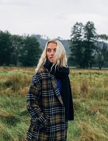 Szalik z wełną i kaszmirem Reserved czarny damski 701FD-99X