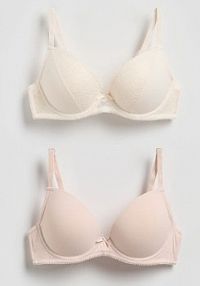 Biustonosz push up 2 pack Reserved biały 701HQ-01X