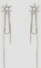 Wiszące kolczyki Reserved srebrne 708IL-SLV