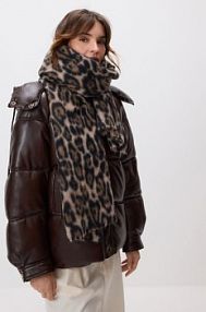 Szal w panterkę Reserved damski 717FD-MLC