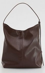 Duża torebka hobo Reserved brązowa 730FC-98X