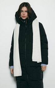 Szalik z domieszką kaszmiru Reserved beżowy damski 747FD-02X