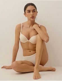 Majtki typu hipster 3 pack Reserved brązowe damskie 759HQ-84X