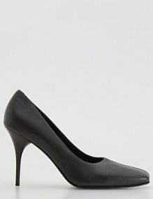 Skórzane czółenka Reserved brązowe 795FE-89X