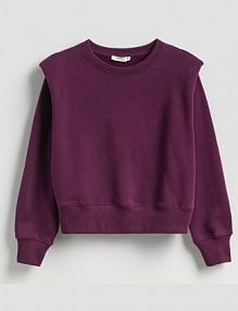 Bluza z poduszkami na ramionach Reserved fioletowa damska 827GA-49X