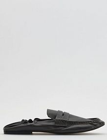 Skórzane loafersy Reserved brązowe 899FE-89X