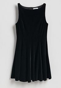 Welurowa sukienka Reserved czarna 942GA-99X