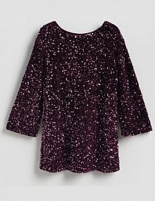 Sukienka mini z kokardą Reserved fioletowa 976GA-49X