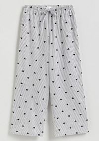 Spodnie piżamowe Reserved czarna damska 981EX-99X