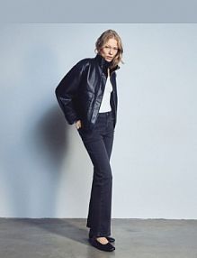 Bawełniany longsleeve Reserved biały damski ZQ827-01X