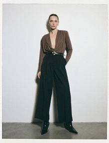 Body oversize Reserved brązowe ZY000-88X