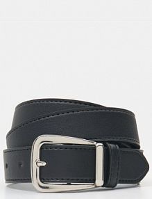 Pasek z imitacji skóry Sinsay czarny damski 9580R-99X