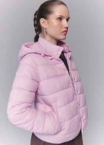 Jasno pikowana kurtka przejściowa House różowa damska 390HW-03X