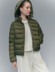 Pikowana kurtka przejściowa House oliwkowa damska 390HW-87X