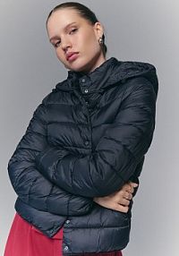 Pikowana kurtka przejściowa House czarna damska 390HW-99X