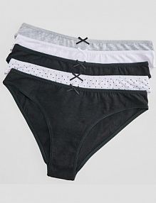 Figi 5-pak z kokardką House 679IY-MLC