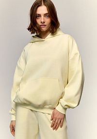 Jasno bluza basic z kapturem House żółta damska 682IO-10X