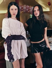 Koszulka-sukienka oversize z balonowym krojem Bershka biała damska