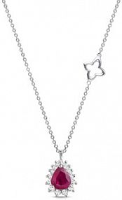 Naszyjnik RECARLO biały złoty W.KRUK