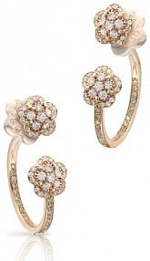 Kolczyki PASQUALE BRUNI złote różowe W.KRUK   złoto