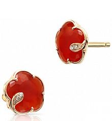 Kolczyki PASQUALE BRUNI białe niebieskie zielone złote różowe W.KRUK   złoto