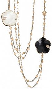 Naszyjnik PASQUALE BRUNI czarny biały złoty W.KRUK