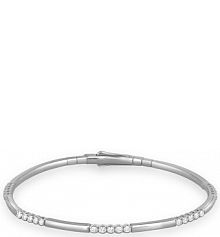 Bransoletka RECARLO biała złota W.KRUK