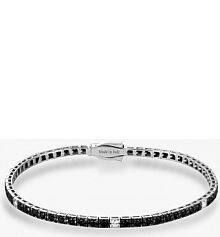 Bransoletka RECARLO czarna biała złota W.KRUK