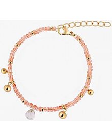 Bransoletka PICKY PICA beżowa złota W.KRUK  Sun Kissed