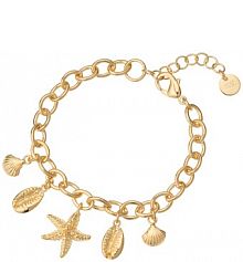 Bransoletka PICKY PICA brązowa turkusowa różowa W.KRUK  z zawieszkami  Aloha