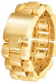 Pierścionek PICKY PICA biały W.KRUK  pozłacany Wonderland