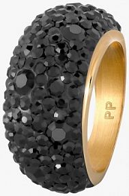 Pierścionek PICKY PICA czarny W.KRUK  Total Black  Vesper