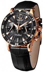 Zegarek VOSTOK EUROPE czarny damski W.KRUK   UNDINE CHRONO