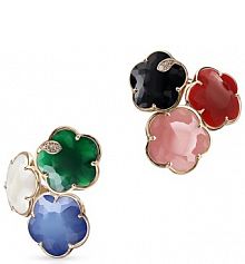 Kolczyki PASQUALE BRUNI białe niebieskie zielone złote różowe W.KRUK   złoto