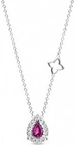 Naszyjnik RECARLO biały złoty W.KRUK