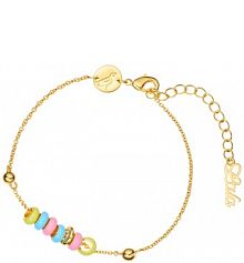 Bransoletka PICKY PICA złota W.KRUK  Gold Little Donuts