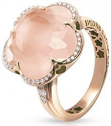 Pierścionek PASQUALE BRUNI złoty różowy W.KRUK