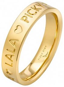 Pierścionek PICKY PICA złoty W.KRUK  Gold Collabo
