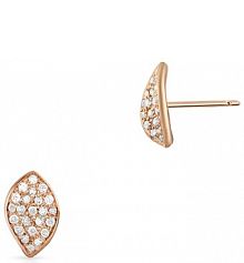 Kolczyki PASQUALE BRUNI białe złote różowe W.KRUK   złoto