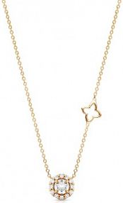 Naszyjnik RECARLO brązowy złoty W.KRUK