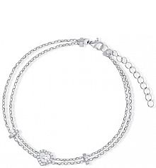 Bransoletka RECARLO biała złota W.KRUK