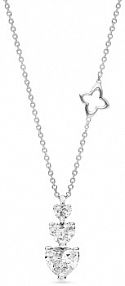 Naszyjnik RECARLO biały złoty W.KRUK