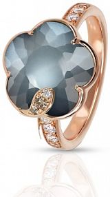 Pierścionek PASQUALE BRUNI złoty różowy W.KRUK