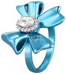 Pierścionek PICKY PICA niebieski zielony różowy W.KRUK  Audrey Princess Club