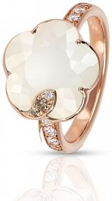 Pierścionek PASQUALE BRUNI biały złoty W.KRUK