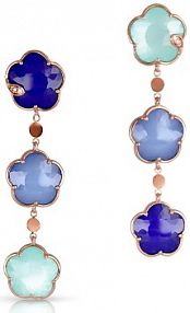 Kolczyki PASQUALE BRUNI turkusowe złote W.KRUK